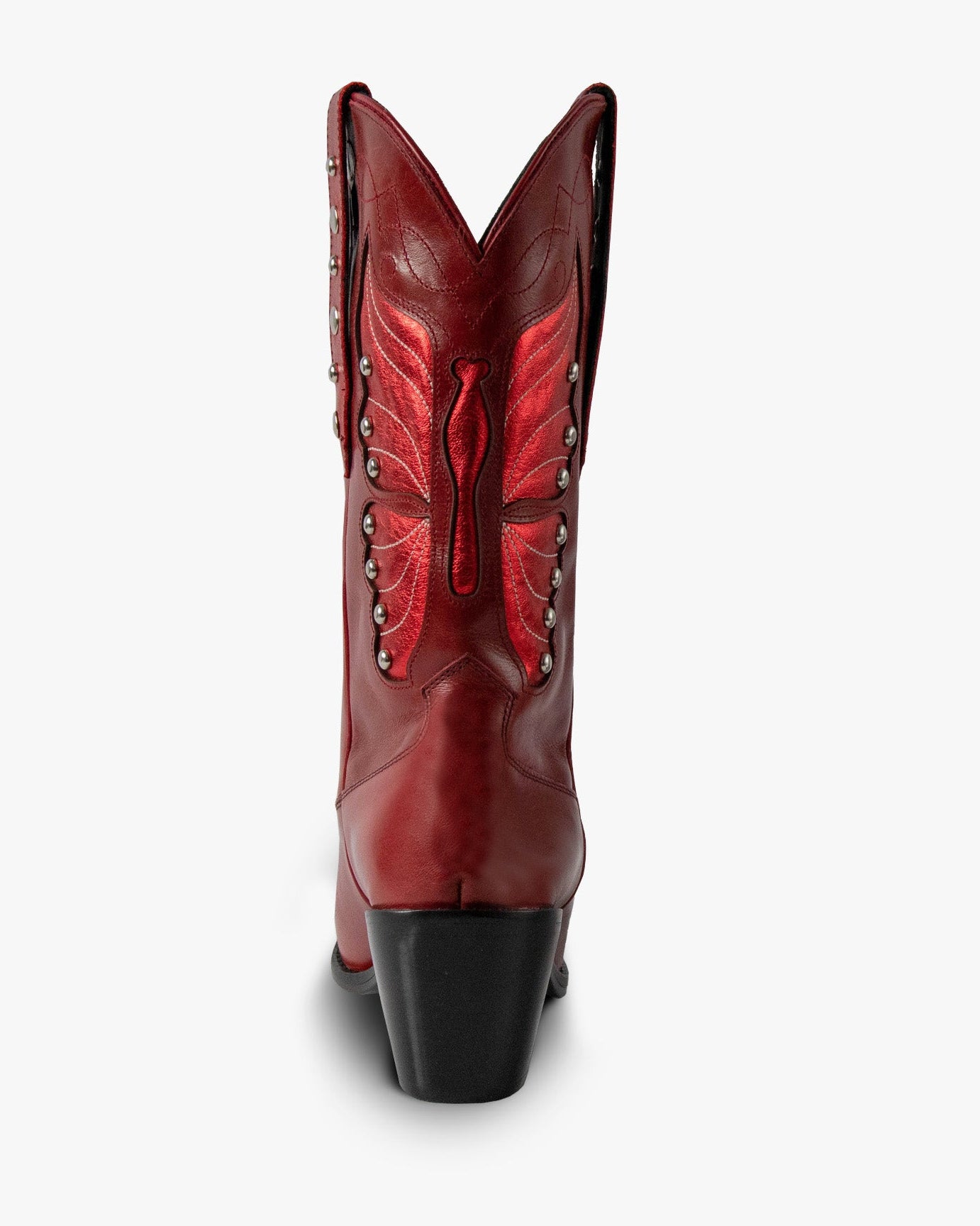 botas de cuero botas de cuero mujer botas de moda botas de piel para mujer de moda botas bala di gala botas en tendencia botas rojas metallic boots botas rojas en tendencia botas metalicas en color rojo botas con pop de color outfits con pop rojo