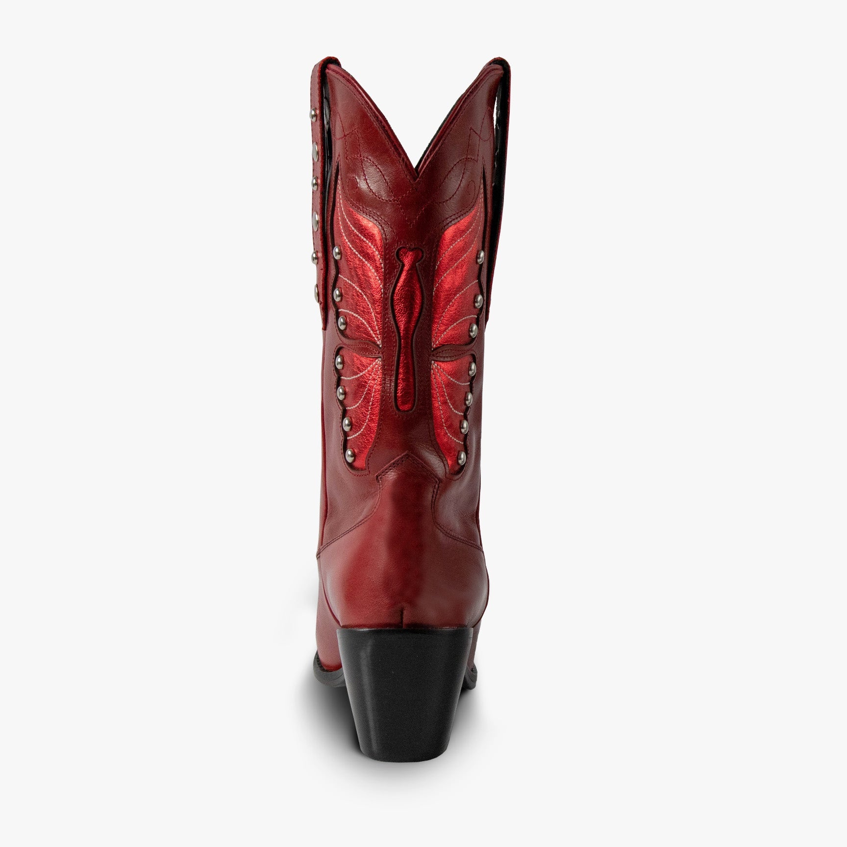 botas de cuero botas de cuero mujer botas de moda botas de piel para mujer de moda botas bala di gala botas en tendencia botas rojas metallic boots botas rojas en tendencia botas metalicas en color rojo botas con pop de color outfits con pop rojo