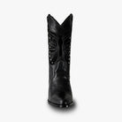 Botas de piel en tendencia y estilo vaquero Botas vaqueras en piel negras Botas vaqueras de piel  Botas de piel negras  Botas vaqueras hechas a mano botas en color negro Botas en tendencia
